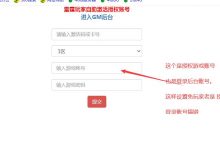 雷霆传奇H5cdk授权后台授权工具 分级GM授权后台 清空背包后台-蜗牛学社