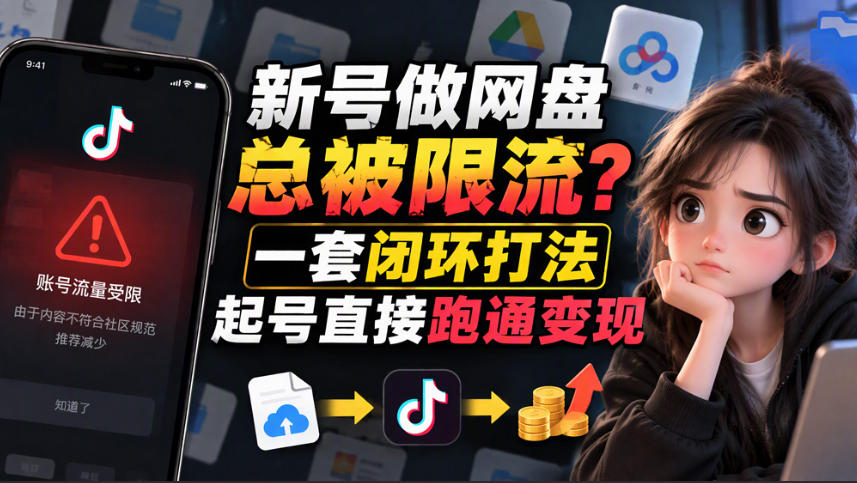 小白新号过限流:别发链先养号,12步SOP直接抄-蜗牛学社
