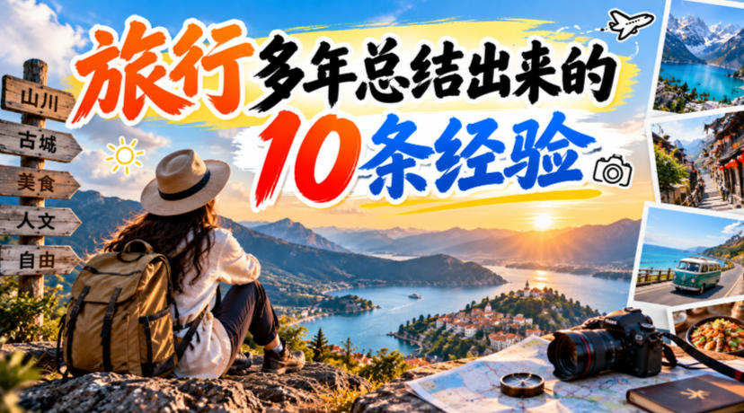付费文章：旅行多年总结出来的10条经验-蜗牛学社