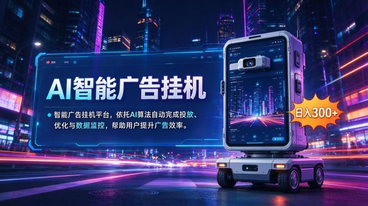 AI 智能广告挂机｜AI 自动运行，轻松托管广告任务-蜗牛学社